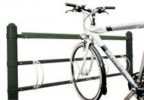 Cykelställ Ströget med sittplanka - 4st cykelparkeringar