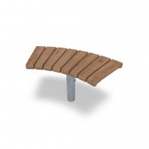 Sofiero Parkbänk svängd large 45° - Platsgjutning