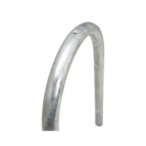 Kraftig cykelpollare med 60mm galvaniserat stålrör