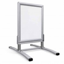 Trottoarpratare Wind Sign 70x100cm Silver