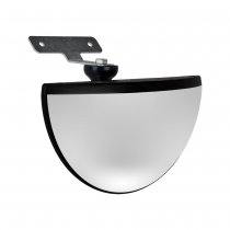 Truckspegel 250 mm med spegelyta och väggfäste, frontvy