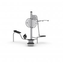 HAGS Flexo utegymstation i grå och titan färg för helkroppsträning utomhus