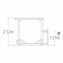 Dimensioner sida utomhusgym