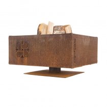 Piazza Eldstad i Corten - Utomhus 50 x 50 cm