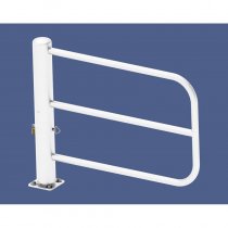 Vit vägbom 1400 mm