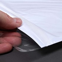 Närbild Vattentålig plastficka för affisch A3