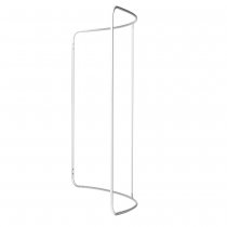 Böjd ramprofil på Zipper Wall curved mässvägg