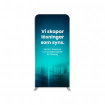 Zipper Wall mässvägg 100 x 230 cm i rak modell med tygtryck