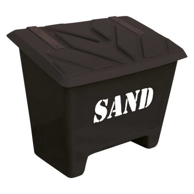 Sandningslåda 130 liter - Svart