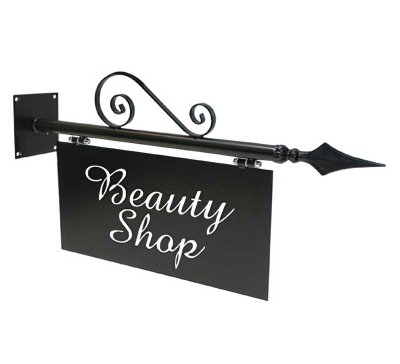 Smidesskyltar för vägg med eget tryck