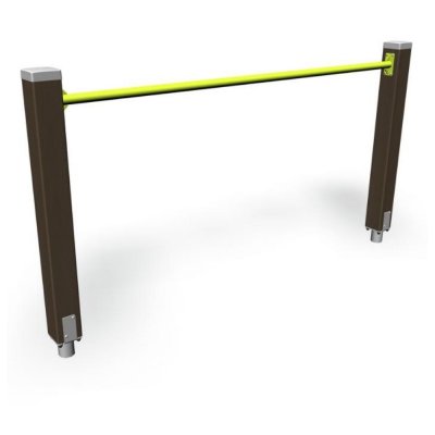 Balansräcket ger stabilitet och säkerhet under övningar. Perfekt för äldreboenden, lekplatser och utegym.