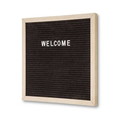 bokstavstavla 30x30cm i träram