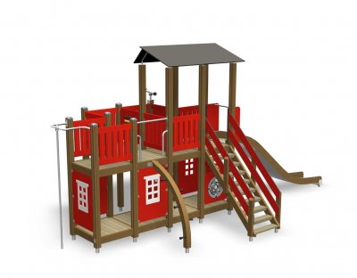 lekhus bondgård lekutrustning till park