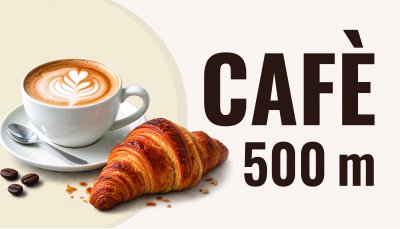 Café banderoll 2x1,1 meter