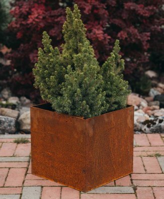 utomhuskruka fiora i corten stål