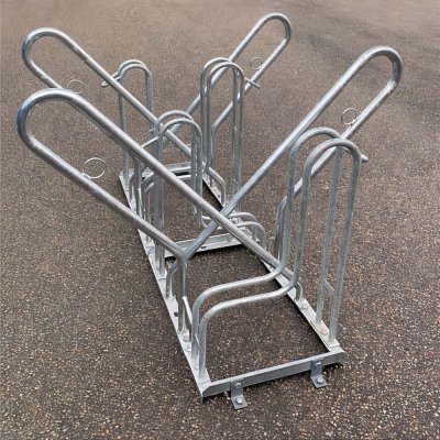 Cykelställ med lås och dubbla sidor