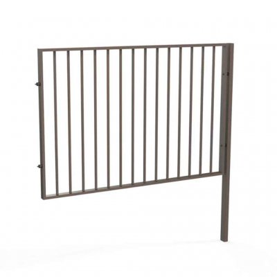 Förlängningssektion stålstaket RAL7024