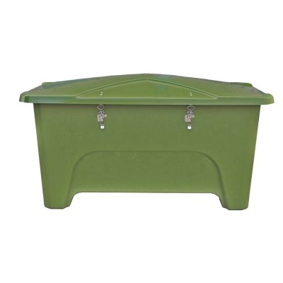 Förvaringslåda utomhus 750 liter med lock mossgrön kulör
