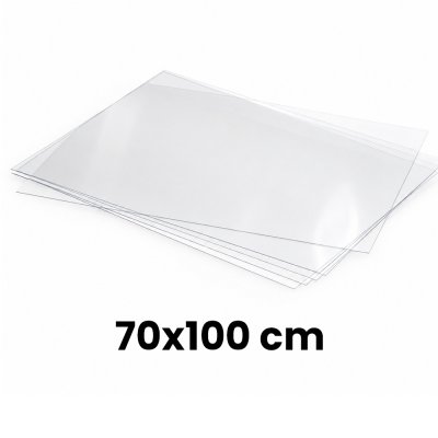 Frontplast klar 70x100 cm 5-pack transparent frontplast
