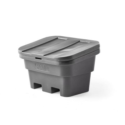 Grå sandbehållare 300 liter