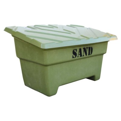 grön sandlåda 550 L gatusanlåda