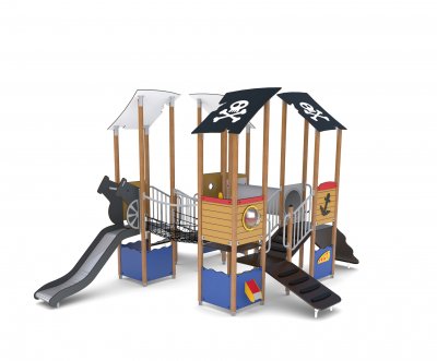 piratskepp för små barn