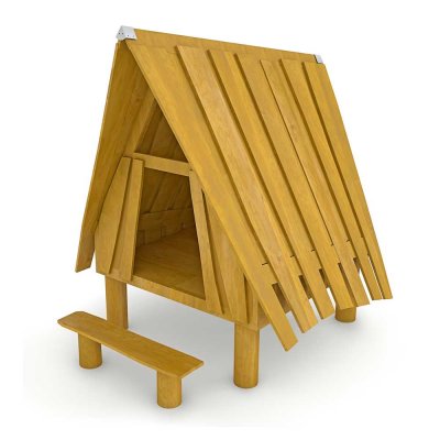 lekstuga i robinia naturlekutrustning