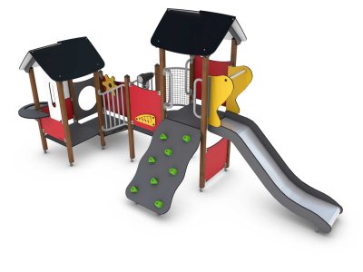 Lekställning med många lekfunktioner