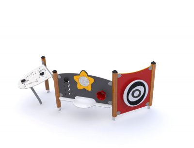 Lekställning med många lekfunktioner