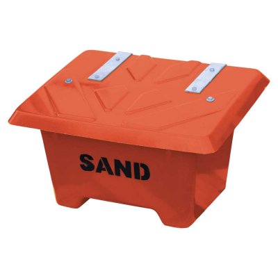 orange sandbehållare 65 liter grus