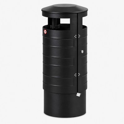 Papperskorg Classic 100L - Svart