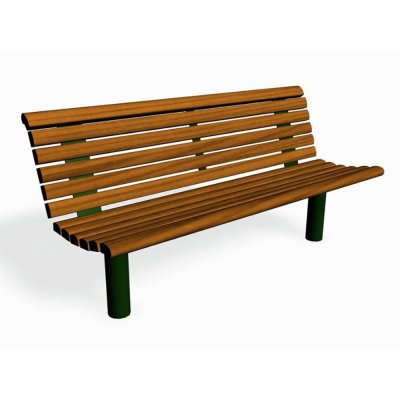 Parksoffa Ströget för platsgjutning i mark