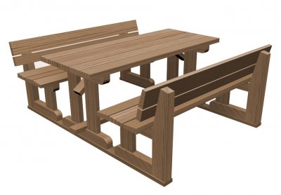 Picknickbord bänkbord