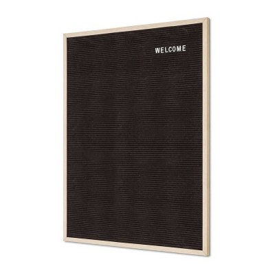 Bokstavsavla retro 60x80 cm svart