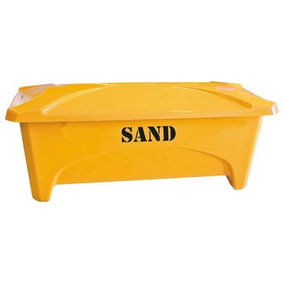 Gatusandlåda 475 L - Gul grusbehållare