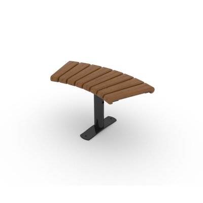 Parkbänk Sofiero 45 grader