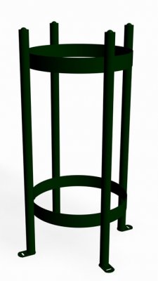 Trosa stamskydd för montering på markgaller