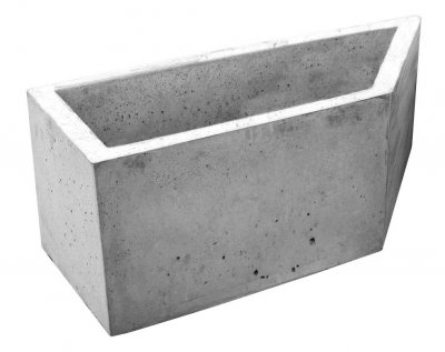 Planteringskärl / farthinder Theo vänster - Ofärgad