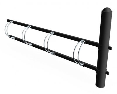 Ströget Cykelställ förlängningsmodul 4 platser