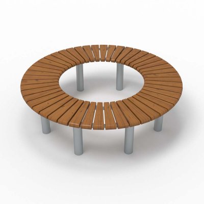 Rund parkbänk från Hags Sofiero