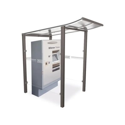 Väderskydd för betalstationer Modulo 1300 mm med betalstation