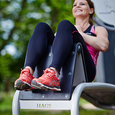 Utegym för offentlig miljö