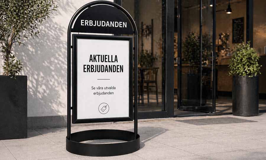 Erbjudanden och kampanjprodukter från Skyltab