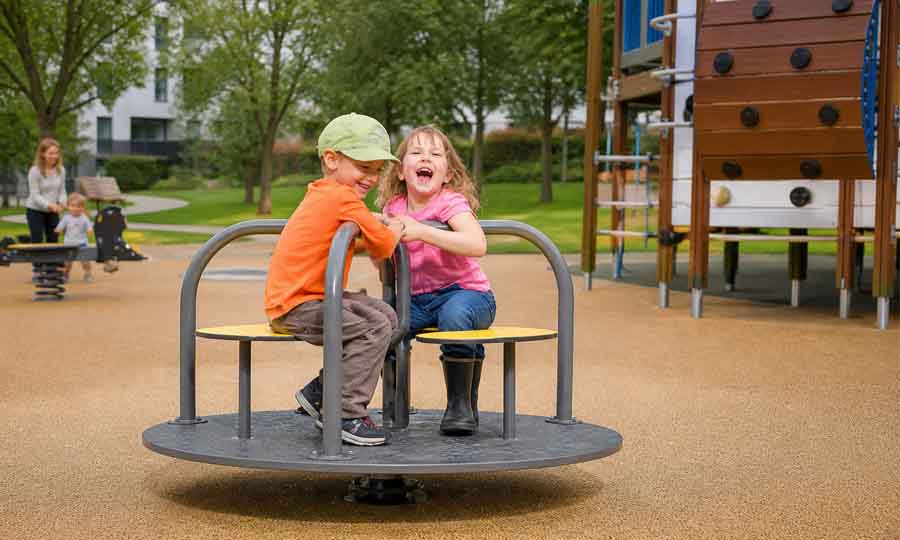 Karusell för lekparken