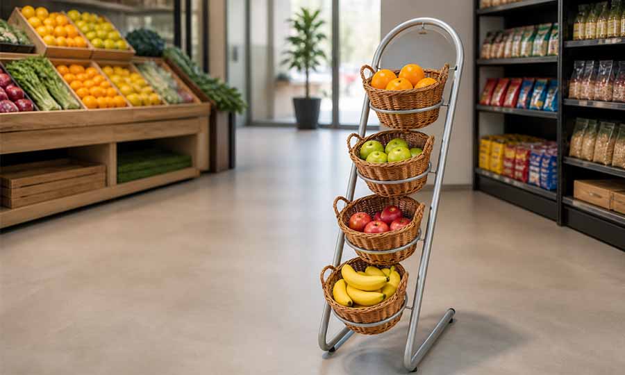 Korgställ, korgar, störtkorgar och displayprodukter