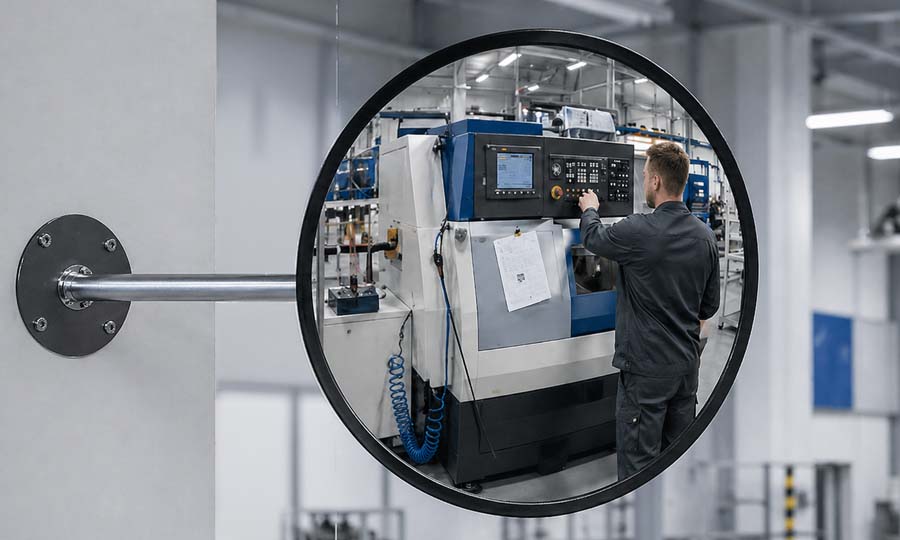 Övervakningsspegel för butik och lokal