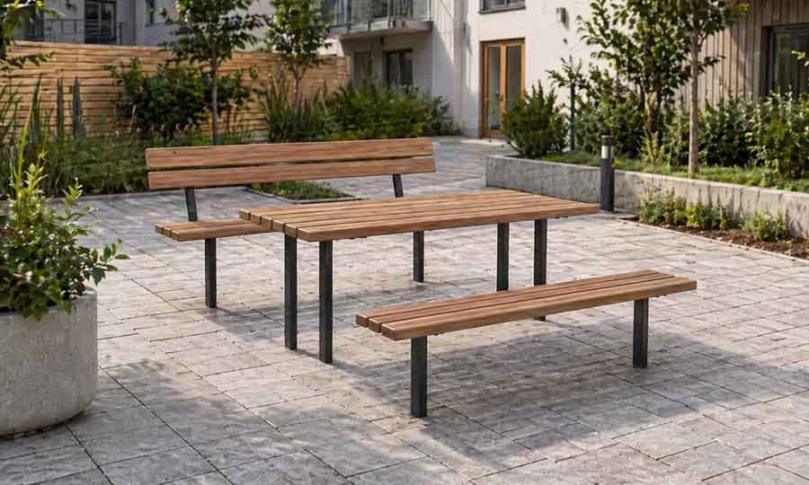 parksoffor och parkmöbler