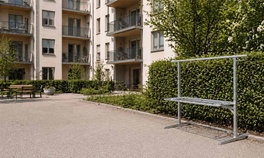 Piskställning och torkställning för mattor