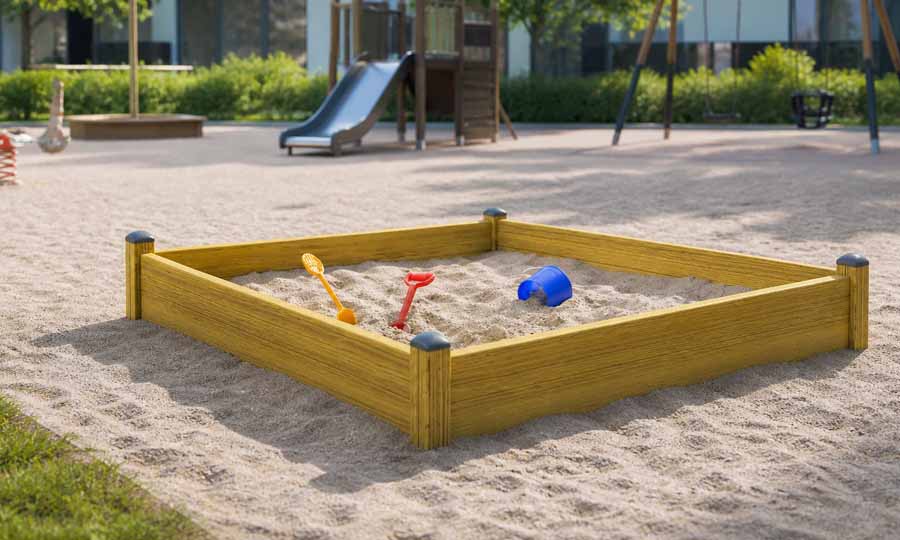 Sandlådor - sandlåda till lekplatsen